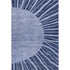 9' X 12' Navy Blue And Ivory Abstract Washable Area Rug With UV Protection
