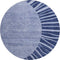 9' X 12' Navy Blue And Ivory Abstract Washable Area Rug With UV Protection