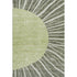 9' X 12' Olive Green And Ivory Abstract Washable Area Rug With UV Protection