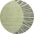 9' X 12' Olive Green And Ivory Abstract Washable Area Rug With UV Protection