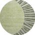 9' X 12' Olive Green And Ivory Abstract Washable Area Rug With UV Protection