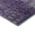 9' X 12' Eggplant And Gray Patchwork Washable Area Rug With UV Protection