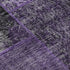 9' X 12' Eggplant And Gray Patchwork Washable Area Rug With UV Protection