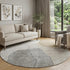 9' X 12' Beige And Brown Abstract Washable Area Rug With UV Protection