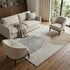 9' X 12' Beige And Brown Abstract Washable Area Rug With UV Protection