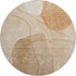 9' X 12' Rust And Copper Abstract Washable Area Rug With UV Protection