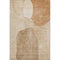 9' X 12' Rust And Copper Abstract Washable Area Rug With UV Protection