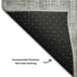 9' X 12' Charcoal Gold And Silver Geometric Washable Area Rug With UV Protection