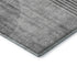 9' X 12' Charcoal Gold And Silver Geometric Washable Area Rug With UV Protection