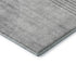 9' X 12' Gray And Silver Geometric Washable Area Rug With UV Protection