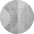 9' X 12' Gray And Silver Geometric Washable Area Rug With UV Protection