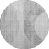 9' X 12' Gray And Silver Geometric Washable Area Rug With UV Protection