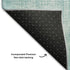 5' X 8' Teal And Ivory Geometric Washable Area Rug With UV Protection