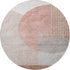 9' X 12' Copper Gray And Ivory Geometric Washable Area Rug With UV Protection