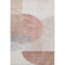 9' X 12' Copper Gray And Ivory Geometric Washable Area Rug With UV Protection