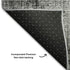 9' X 12' Gray And Silver Geometric Washable Area Rug With UV Protection