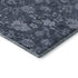 9' X 12' Blue And Ivory Floral Washable Area Rug With UV Protection
