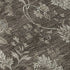 9' X 12' Chocolate And Beige Floral Washable Area Rug With UV Protection