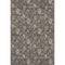 9' X 12' Chocolate And Beige Floral Washable Area Rug With UV Protection