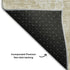 9' X 12' Beige And Ivory Floral Washable Area Rug With UV Protection