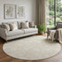 9' X 12' Beige And Ivory Floral Washable Area Rug With UV Protection