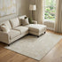 9' X 12' Beige And Ivory Floral Washable Area Rug With UV Protection