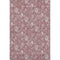 9' X 12' Blush And Ivory Floral Washable Area Rug With UV Protection