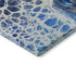 9' X 12' Navy Blue Ivory And Gray Abstract Washable Area Rug With UV Protection