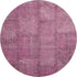 9' X 12' Blush And Gray Patchwork Washable Area Rug With UV Protection