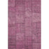 9' X 12' Blush And Gray Patchwork Washable Area Rug With UV Protection