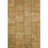 9' X 12' Copper And Gray Patchwork Washable Area Rug With UV Protection