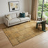 9' X 12' Copper And Gray Patchwork Washable Area Rug With UV Protection