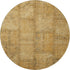 9' X 12' Copper And Gray Patchwork Washable Area Rug With UV Protection
