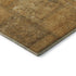 9' X 12' Copper And Gray Patchwork Washable Area Rug With UV Protection