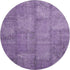 9' X 12' Purple And Gray Patchwork Washable Area Rug With UV Protection