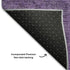 9' X 12' Purple And Gray Patchwork Washable Area Rug With UV Protection
