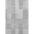 9' X 12' Silver And Gray Striped Washable Area Rug With UV Protection