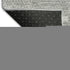 9' X 12' Silver And Gray Striped Washable Area Rug With UV Protection