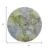 9' X 12' Olive Green And Gray Abstract Washable Area Rug With UV Protection