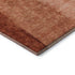 9' X 12' Rust And Ivory Ombre Washable Area Rug With UV Protection