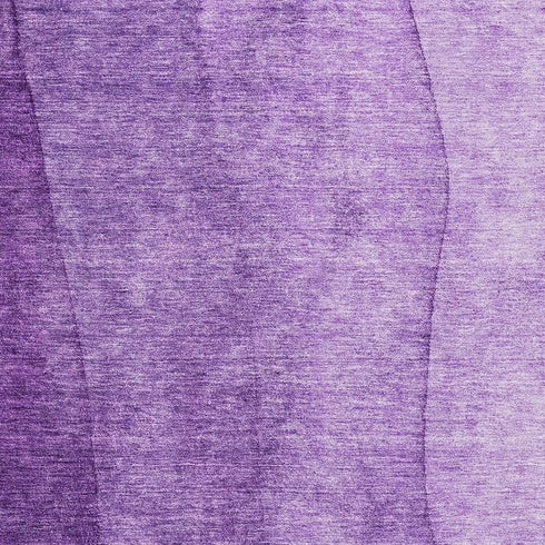 9' X 12' Purple And Ivory Ombre Washable Area Rug With UV Protection