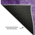 9' X 12' Purple And Ivory Ombre Washable Area Rug With UV Protection
