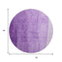 9' X 12' Purple And Ivory Ombre Washable Area Rug With UV Protection