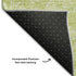 9' X 12' Artichoke Green And Ivory Floral Washable Area Rug With UV Protection