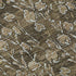 9' X 12' Brown And Ivory Floral Washable Area Rug With UV Protection