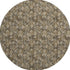 9' X 12' Brown And Ivory Floral Washable Area Rug With UV Protection