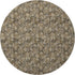 9' X 12' Brown And Ivory Floral Washable Area Rug With UV Protection