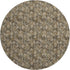 9' X 12' Brown And Ivory Floral Washable Area Rug With UV Protection