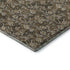 9' X 12' Brown And Ivory Floral Washable Area Rug With UV Protection