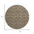9' X 12' Brown And Ivory Floral Washable Area Rug With UV Protection